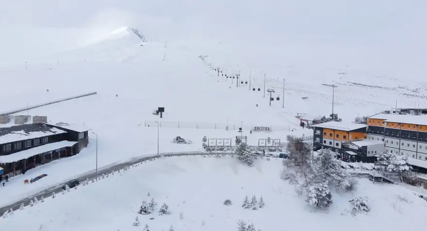 Erciyes'te sömestir hareketliliği: Otellerde doluluk oranı yüzde 80 1