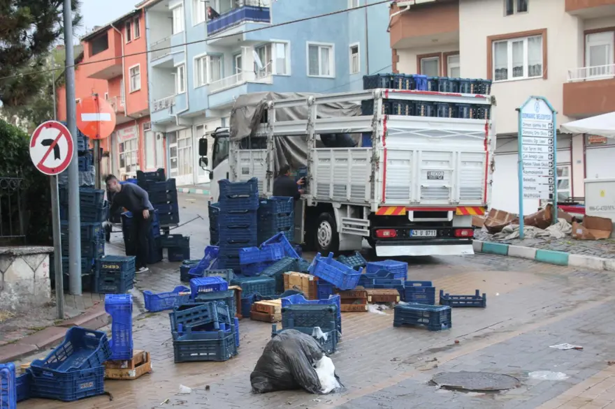 Kütahya Domaniç'i dolu ve sel vurdu 10