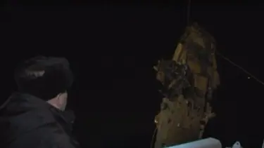 İkinci Dünya Savaşı'nda düşen uçağın enkazı Karadeniz'den çıkarıldı