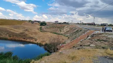 Dere kenarında baza içinden ceset çıktı