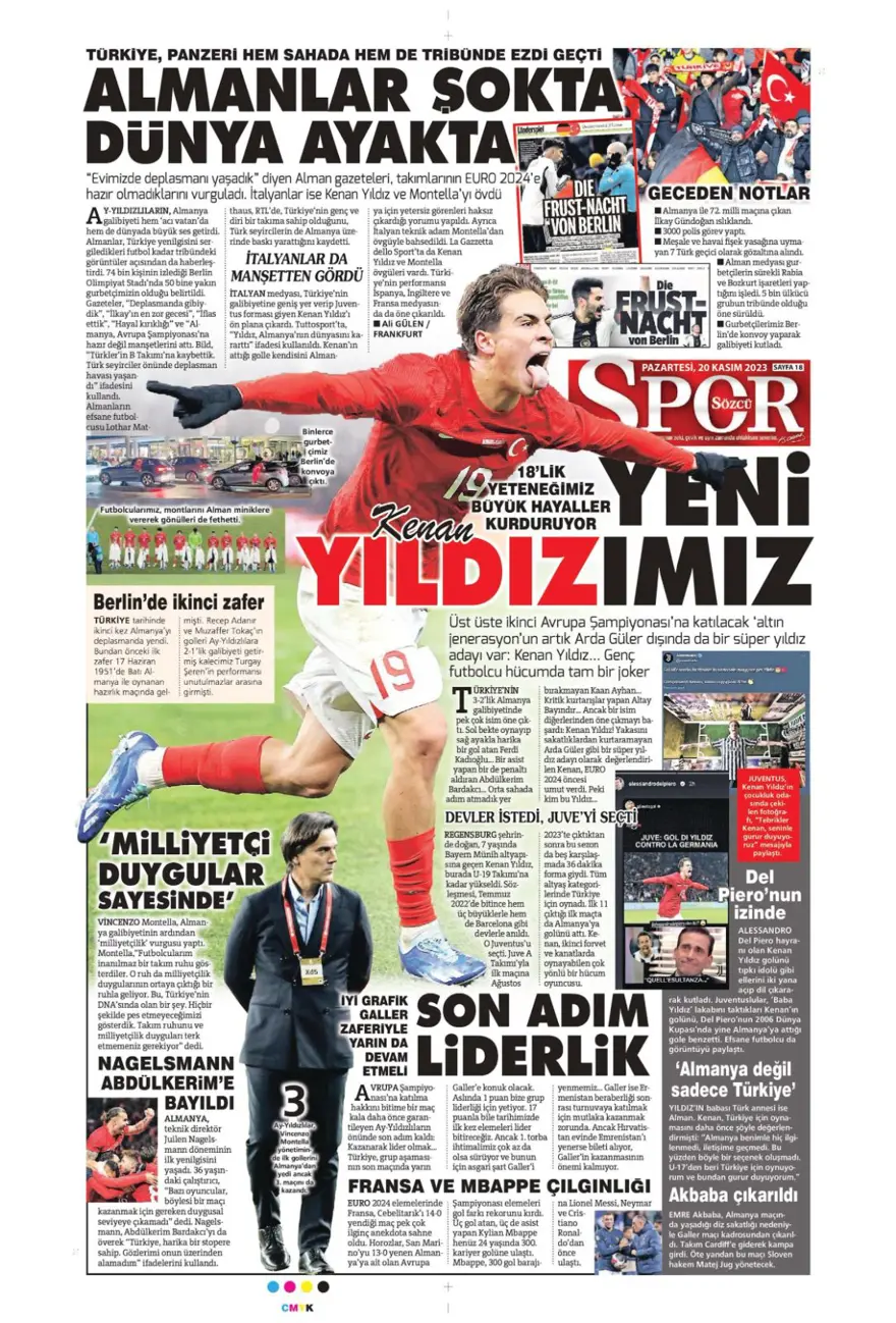 "Salih Özcan harekatı" (20 Kasım 2023 spor manşetleri) 10 "Salih Özcan harekatı" (20 Kasım 2023 spor manşetleri) 10