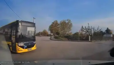 Direksiyon manevrası hayat kurtardı