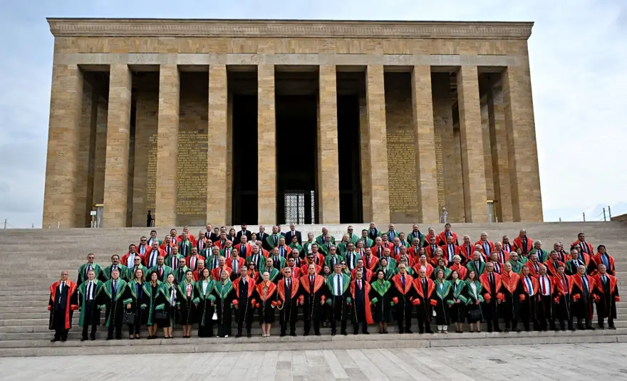 Yargıtay üyelerinden adli yılın açılışı öncesi Anıtkabir'e ziyaret 14