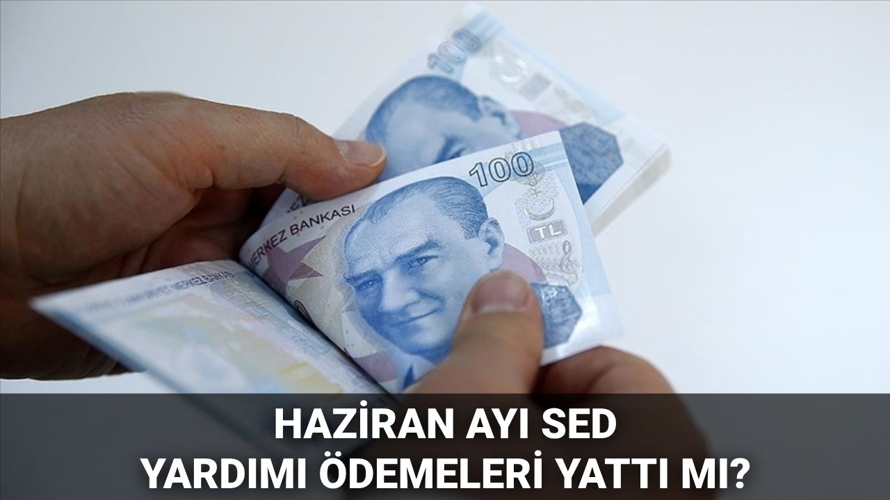 Haziran ayı SED ödemesi sorgulama 2025: SED ödemeleri yattı mı, ne zaman yatacak?