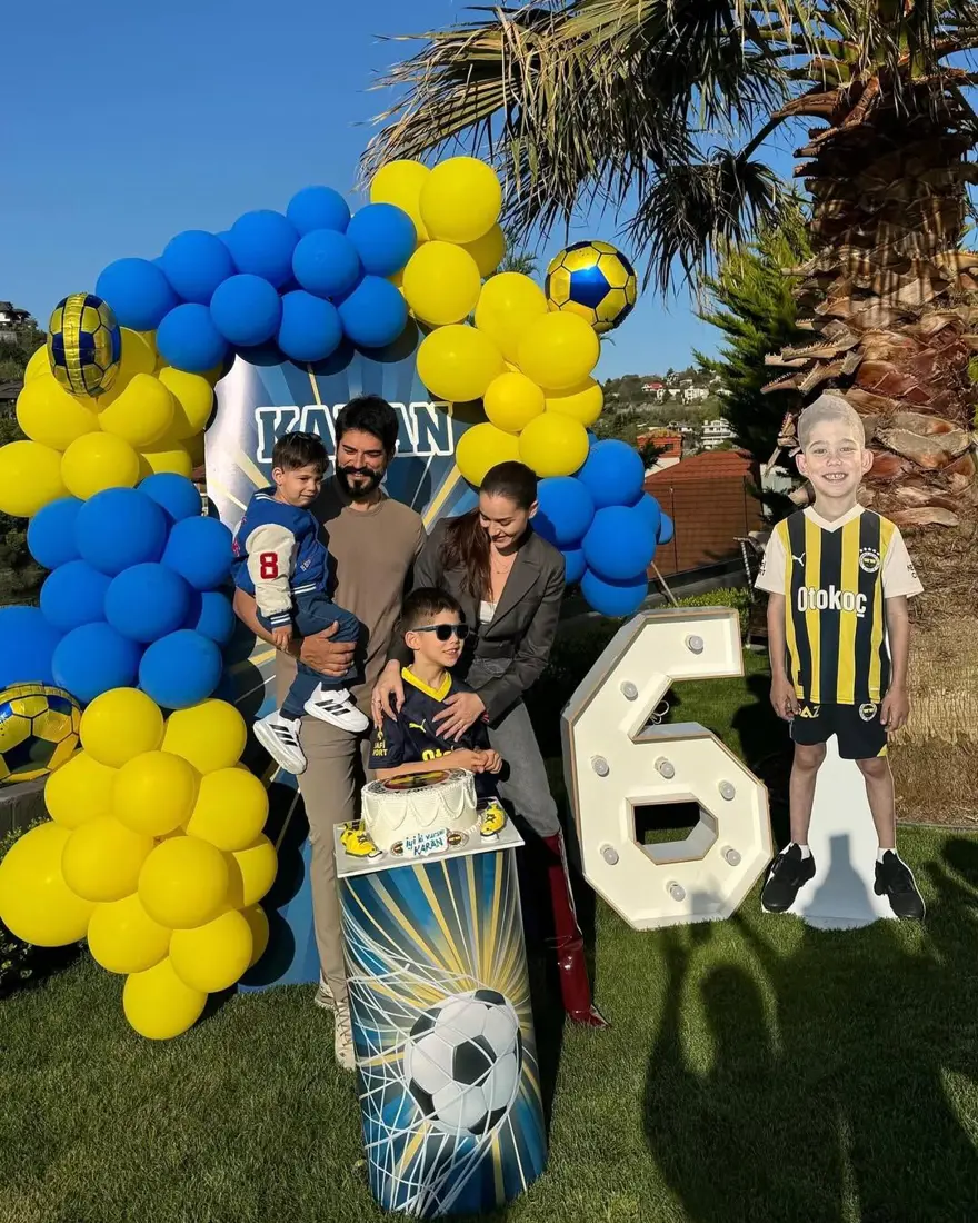 Fahriye Evcen ile Burak Özçivit'in oğlu Karan 6 yaşında: İyi ki doğdun kıymetlim 5