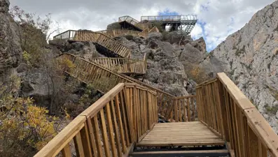 Yozgat'taki Kazankaya Kanyonu doğaseverlerin yeni gözdesi