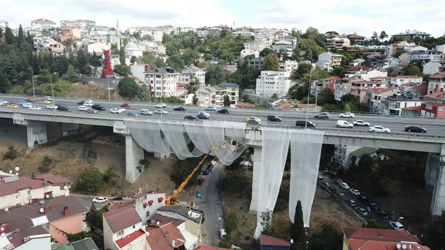 15 Temmuz Şehitler Köprüsü'nde çalışma 11