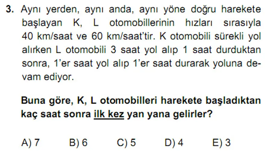 YGS Fen Bilimleri Soruları ve Yanıtları 2