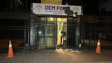 DEM Parti genel merkezine saldırı: Bir kişi gözaltına alındı