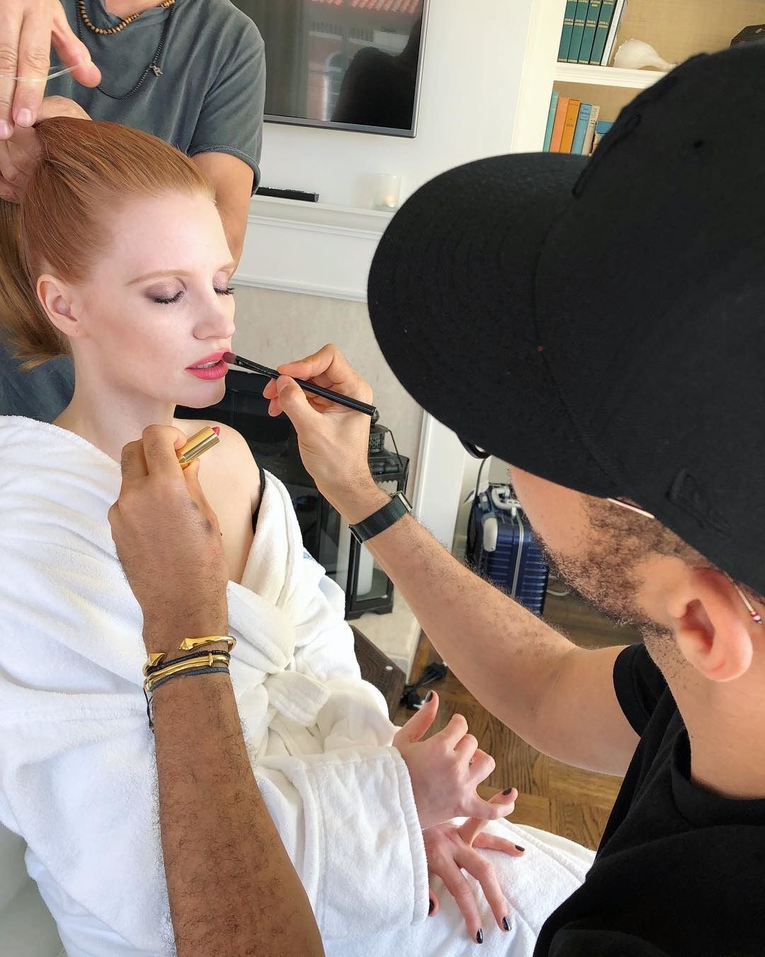 Instagram'dan kamera arkası güzellik anları (76. Altın Küre Ödülleri /Golden Globe)