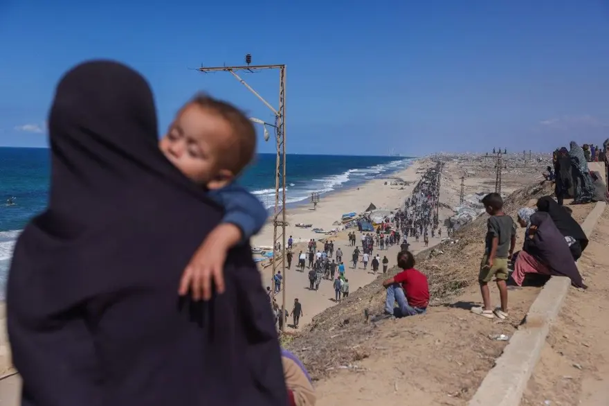 Gazze'ye acılı dönüş: On binlerce Filistinli'yi harabe kent bekliyor 1
