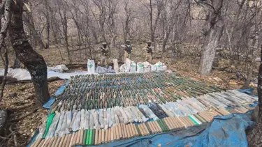 Şırnak'ta PKK’ya ait çok sayıda mühimmat ele geçirildi
