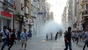 Taksim'de polis müdahalesi