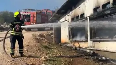 Tarsus‘ta tavuk çiftliğinde yangın 33 bin civciv telef oldu