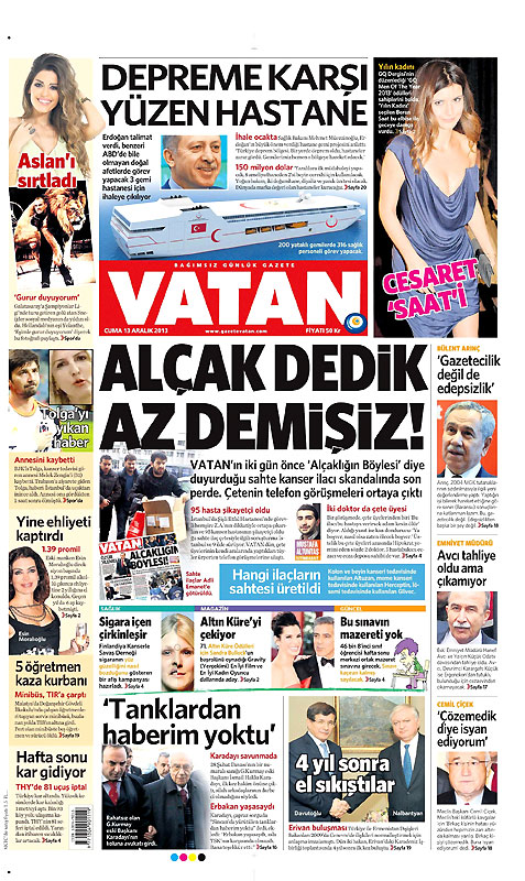 Günün Manşetleri 13 Aralık 2013 | NTV Haber