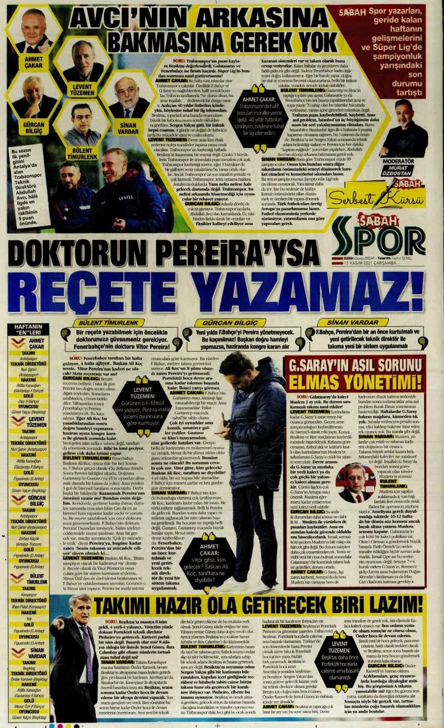 Günün spor manşetleri (15 Aralık 2021) 7 Günün spor manşetleri (15 Aralık 2021) 7
