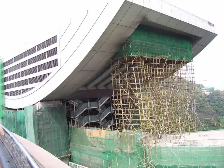 Modern binalara bambu yardımı 9