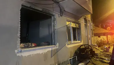 Kütahya'da patlayan mutfak tüpü evi harabeye çevirdi: 4 yaralı