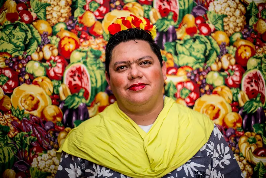 Frida Kahlo'yu taklitleriyle andı 16
