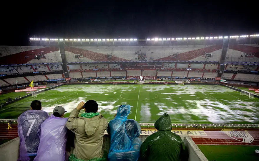 Arjantin - Brezilya maçına yağmur engeli 1