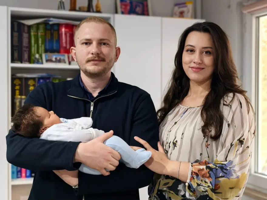 6 kilo 150 gram dünyaya geldi, hayrete düşürdü: "Türkiye’deki en büyük bebek" 2