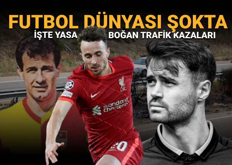 Diogo Jota öldü: Akıllara futbol dünyasını yasa boğan trafik kazası geldi