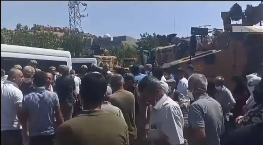 Mardin’de elektrik sayacı gerginliği 3