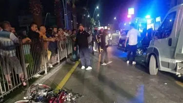 Otomobile çarpan motosikletteki genç hayatını kaybetti