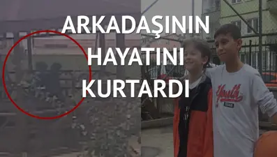 Boğazına şeker kaçan arkadaşını Heimlich manevrasıyla kurtardı