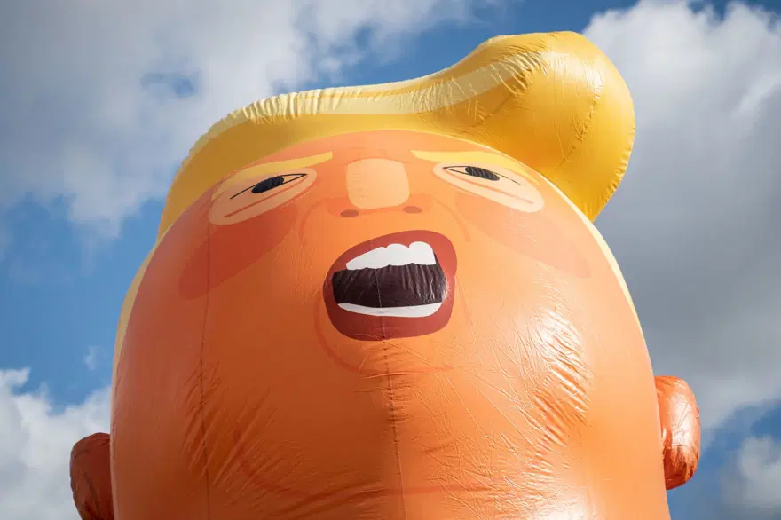 "Bebek Trump" balonu Danimarka'da 6