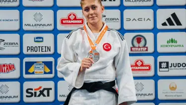 Manisalı Milli Judocu Sura Nil Karasu Avrupa ikincisi oldu