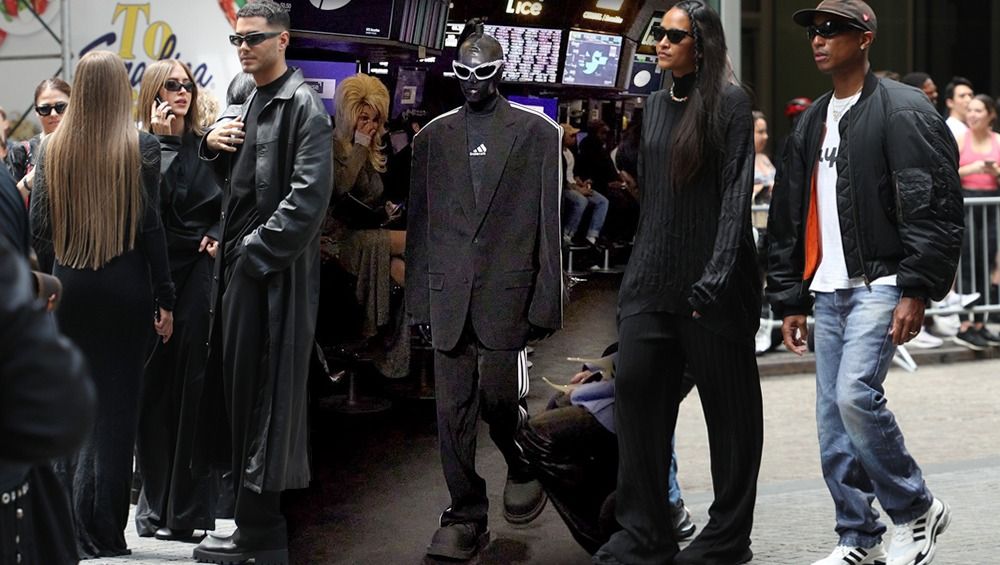 Moda devi Balenciaga'dan New York Borsası'nda enteresan defile