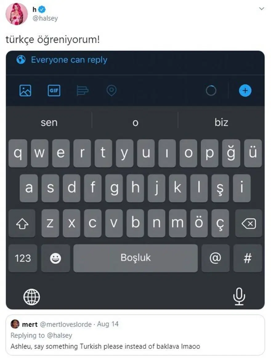 Gaziantepli baklavacılardan Türk çıktığını açıklayan şarkıcı Halsey'e davet 5