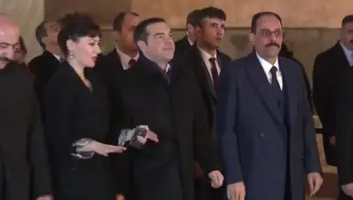 Yunanistan Başbakanı Çipras Ayasofya'da