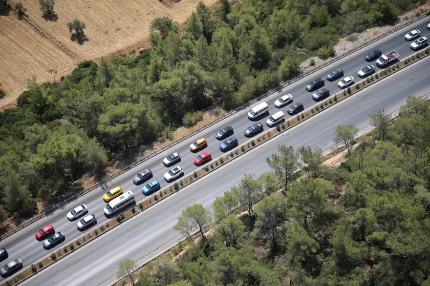 Tatilciler dönüş yolunda 7