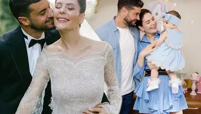 Yıldız Çağrı Atiksoy kızı Mira Milena'nın yüzünü ilk kez paylaştı