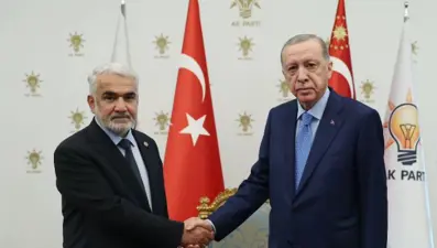 Cumhurbaşkanı Erdoğan, HÜDA PAR  Genel Başkanı Yapıcıoğlu ile görüştü