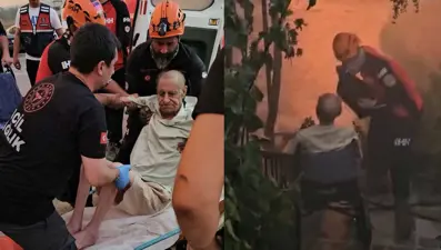 İzmir'deki yangından duygulandıran görüntüler