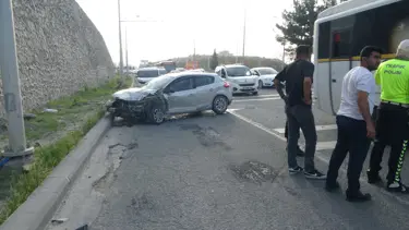 Malatya'da 5 araç birbirine girdi: 6 yaralı