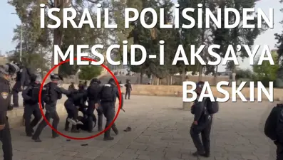 İsrail polisi Filistinlilere böyle müdahale etti
