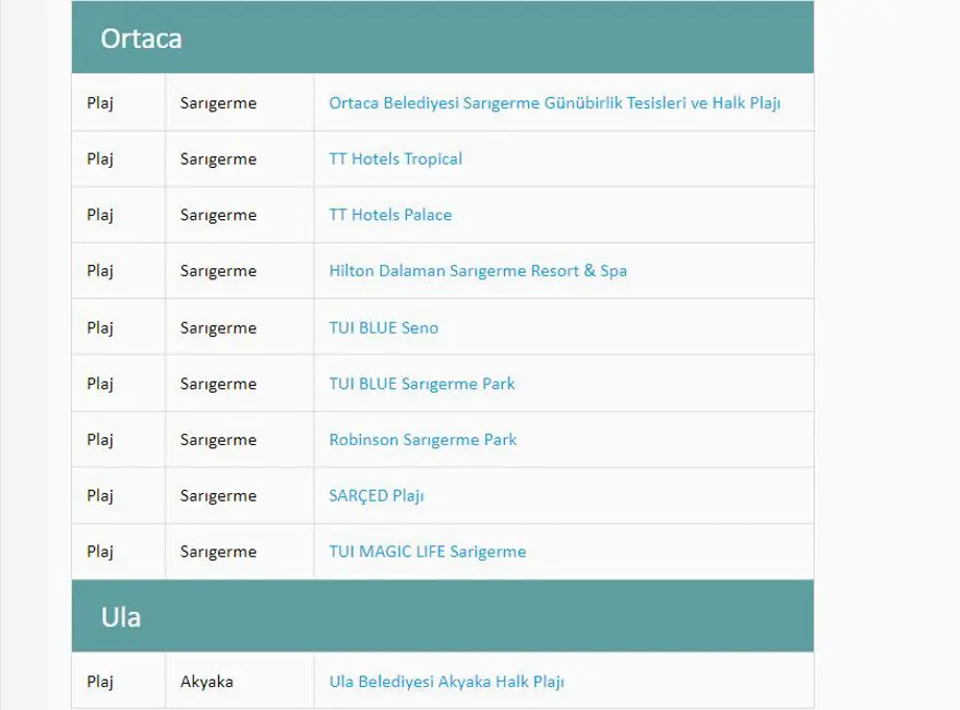 Türkiye'nin mavi bayraklı plajları: 2023 yılı güncel listesi (En iyi sahiller ve plajlar) 52