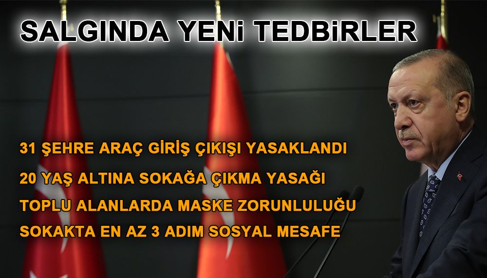 SON DAKİKA HABERİ: Cumhurbaşkanı Erdoğan yeni tedbirleri açıkladı