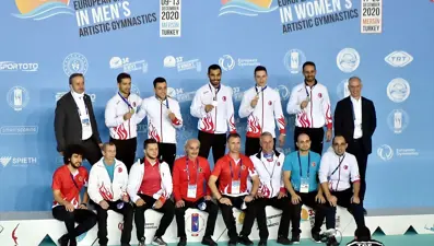 Milli cimnastikçiler Avrupa Şampiyonası'nda 8 madalya kazandı