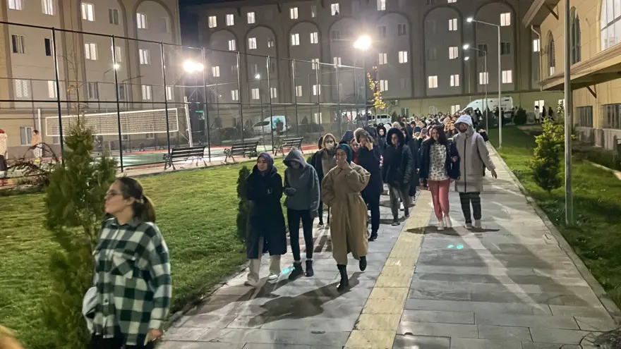 KYK yurtlarında eş zamanlı deprem tatbikatı 19