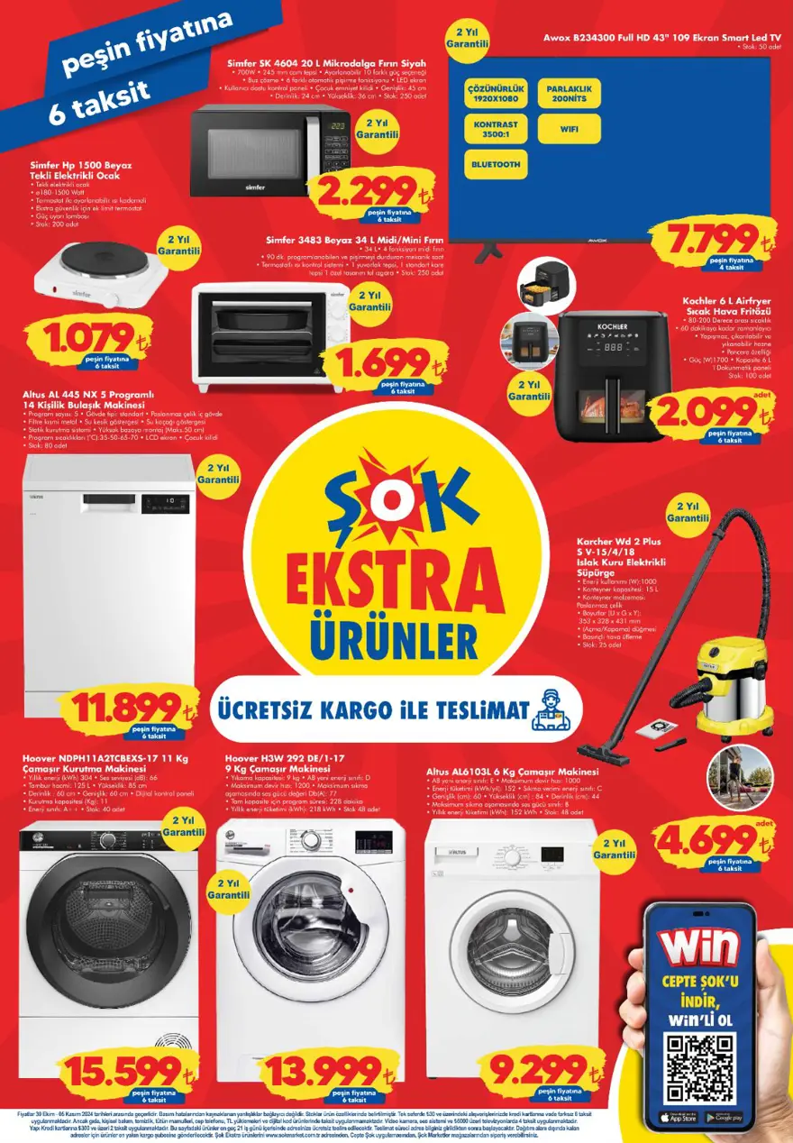 ŞOK aktüel indirimleri 30 Ekim-5 Kasım 2024: ŞOK markette bu haftaya özel yeni indirimli ürünler 5