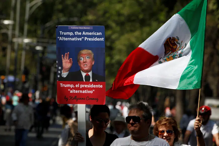 Meksika'da Trump protestosu 26 Meksika'da Trump protestosu 26