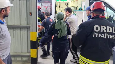 Ordu'da makineye sıkışan işçi ağır yaralandı