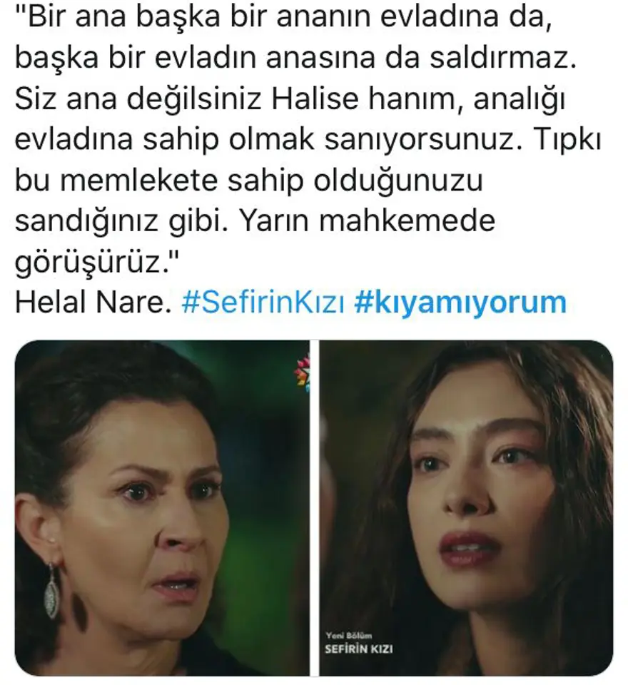 Sefirin Kızı dizisinde Nare'den annelik dersi 2