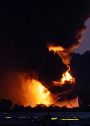 ABD'de kargo uçağı düştü... Ölü ve yaralılar var