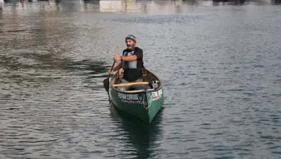 Kimsesiz çocuklar için kanoyla 14 bin kilometre yolculuk